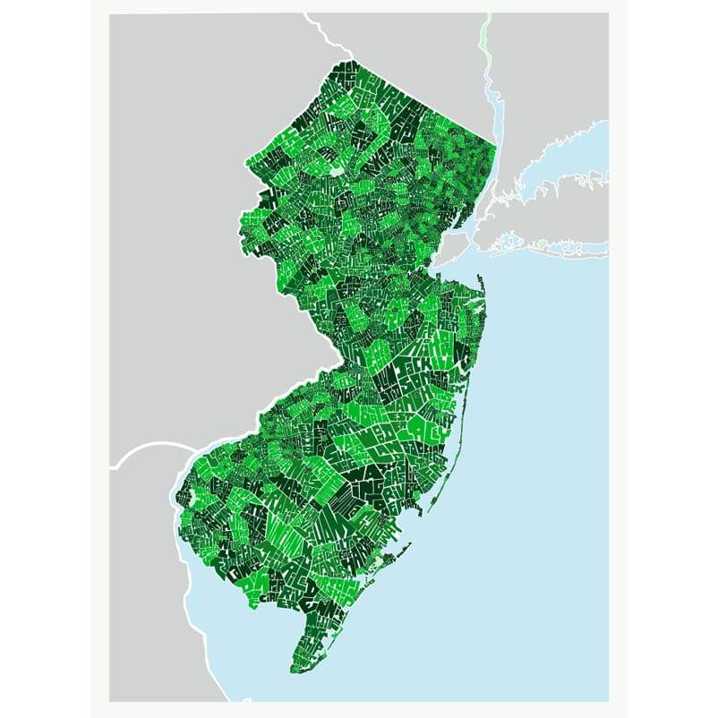 New Jersey coverage map showing RSI service regions